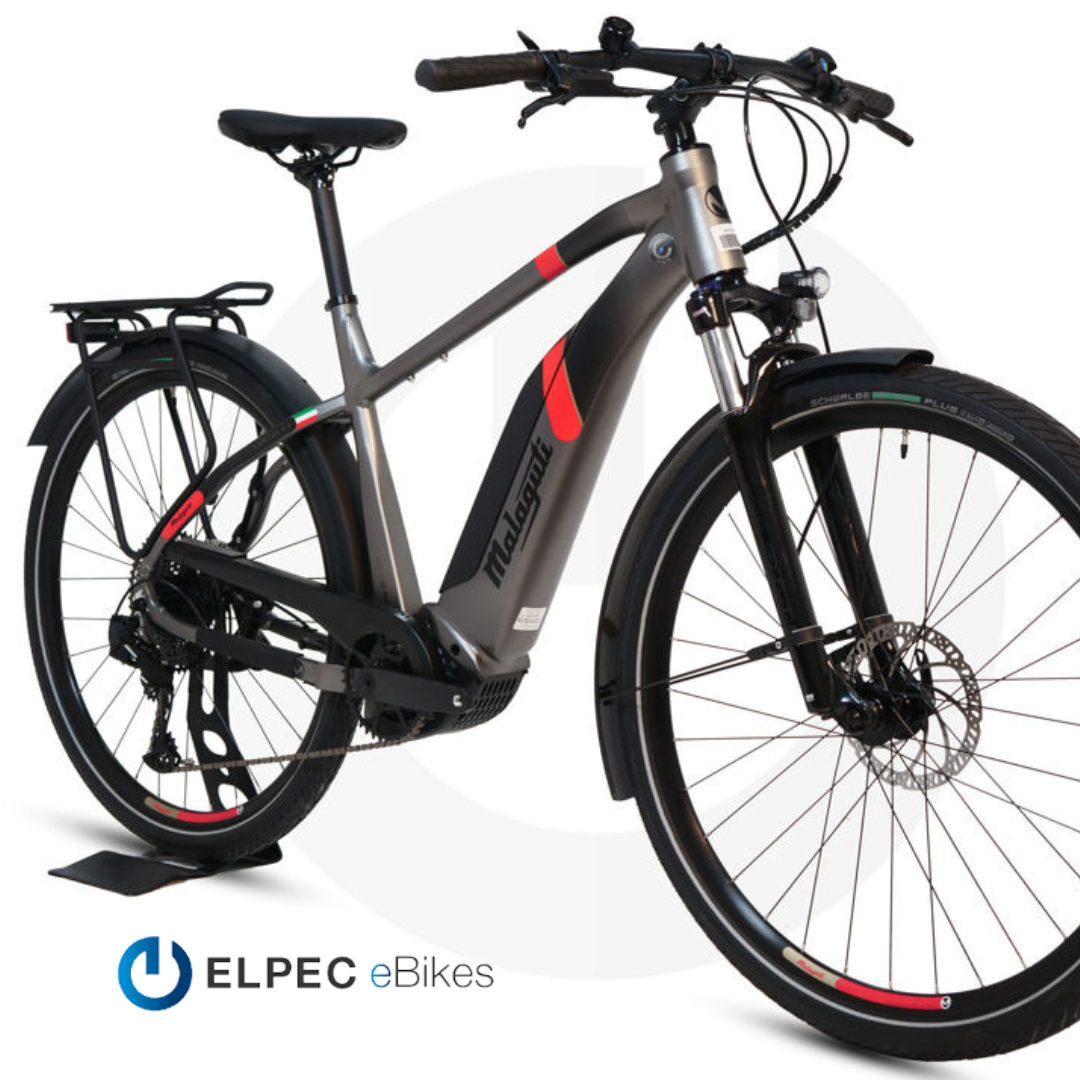 Električno kolo znamke Malagutti iz strani elpec e-bikes